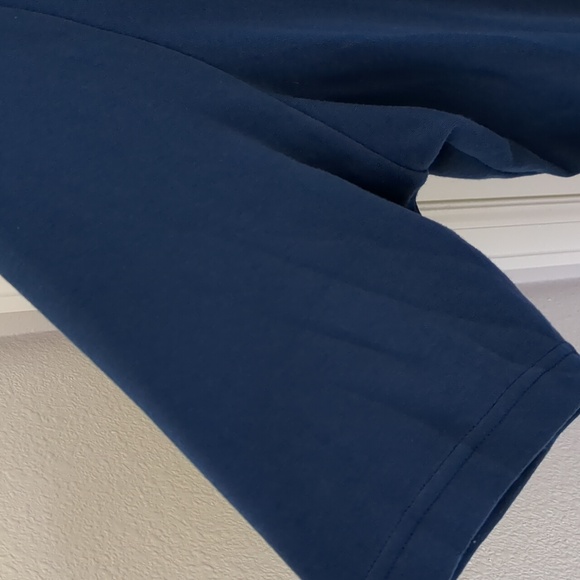 Blair Navy Blue Scalloped V Neck 3X - Picture 3 of 5